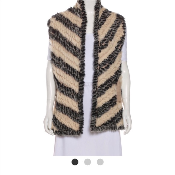 Beautiful on trend, Rabbit fur vest! - Picture 1 of 10